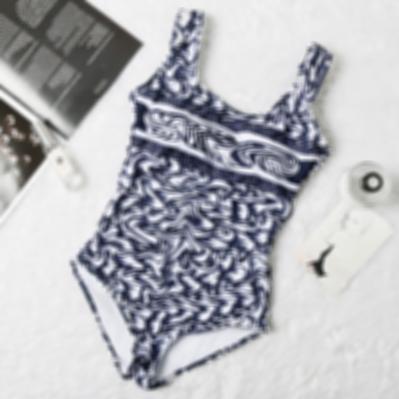 

Sexy One Piece Women Swimsuit Strap Print Summer Beach Ladies Swimwear Bathing Suit, White;black
