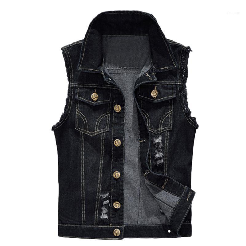 Denim Vest Men Black Australia