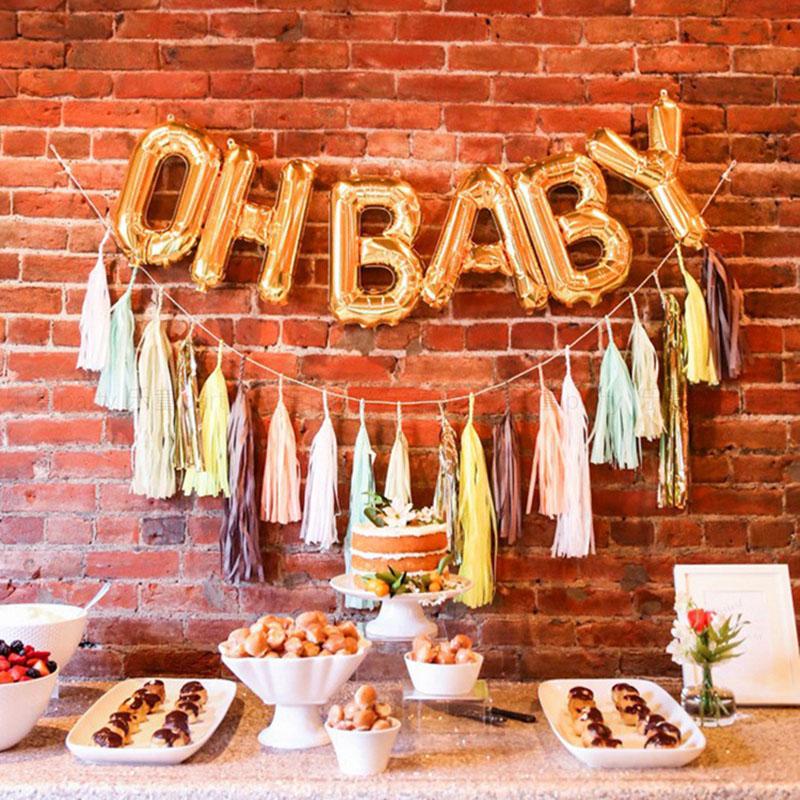 

Party Decoration 16Inch Happy Birthday Letters Balloons Wedding Banners Helium Globos Rose Gold Foil Alphabets Kids Toys