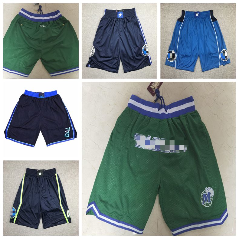 

Dallas Mavericks Men Just Don College Basketball Wears shorts 77 Luka 41 Nowitzki Doncic Kristaps 6 Porzingis 2021 Sweatpants Hip-ho, Black