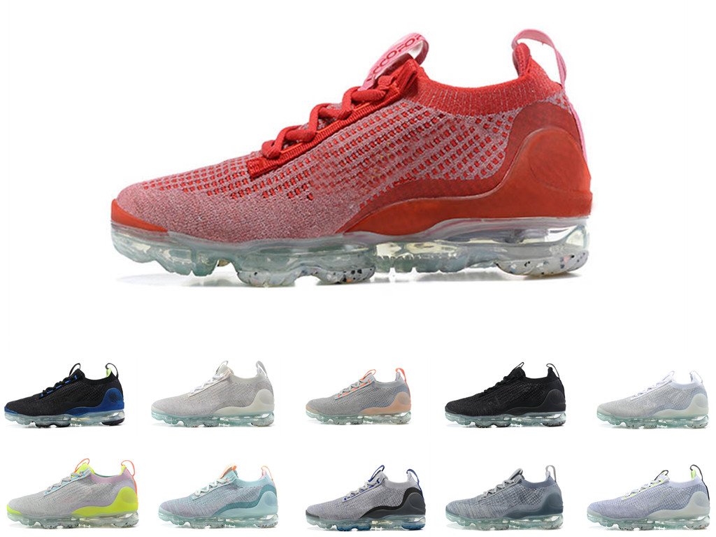 

2021 Men Women Fly PK Run Utility Running shoes Knit training Triple Black white Red sport Outdoor sneakers Mens Trainers shoe 36-45, If you want shoes boxes