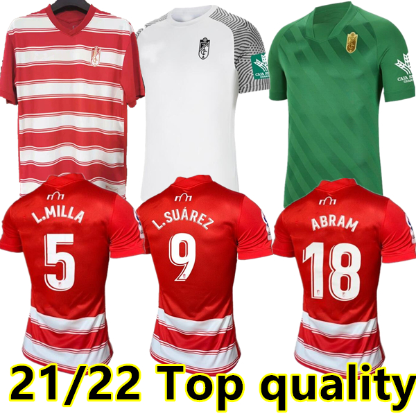 

21 22 Granada CF soccer jerseys MOLINA soro Germán L. Suárez BACCA Rochina ABRAM A.PUERTAS 2021 2022 DOMINGOS D. D.MACHIS AZEEZ C.NEVA MONCHU home away third Football shirts, 21/22 away