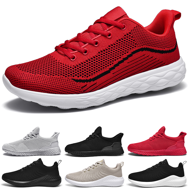 

men running shoes mesh sneaker breathable outdoor red white designer tennis shoe calzado deportivo para hombre size 39-46, # 5