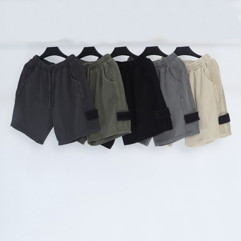 

2022 Designer Men Summer Short 100% Cotton Sports Shorts Panties Street Length Drawstring Pants Knee Beach Casual, White;black
