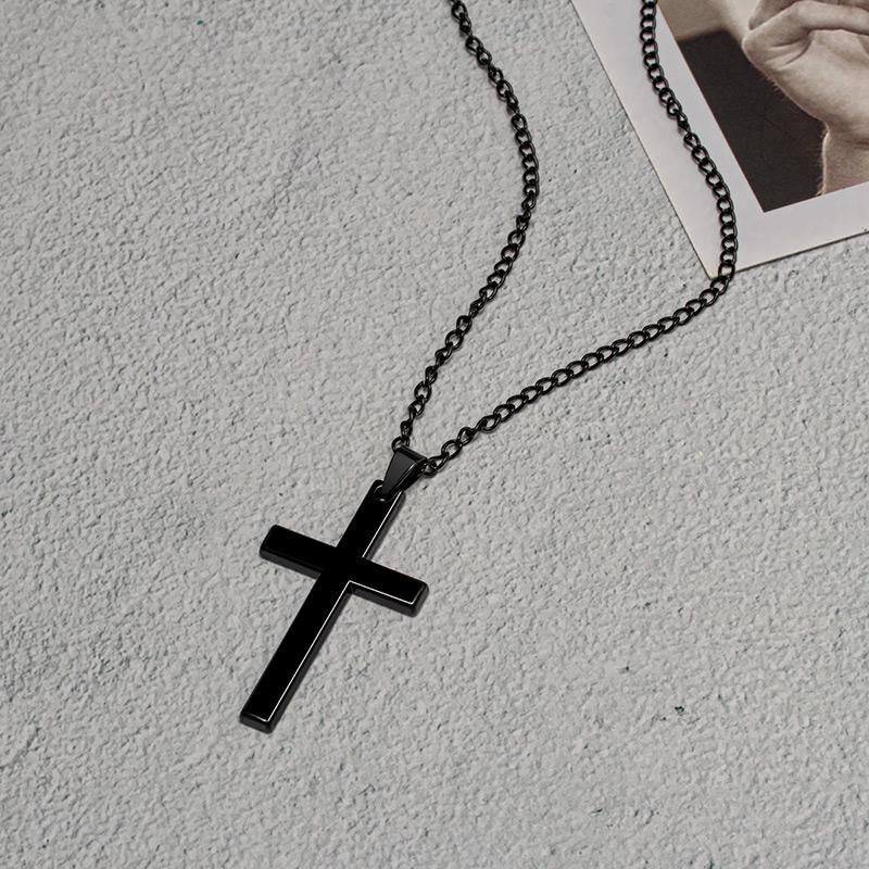 

Pendant Necklaces 2022 Vintage Gothic Pendants Cross Necklace Cool Street Style For Men Women Unusual Chain On The Neck Chains Punk