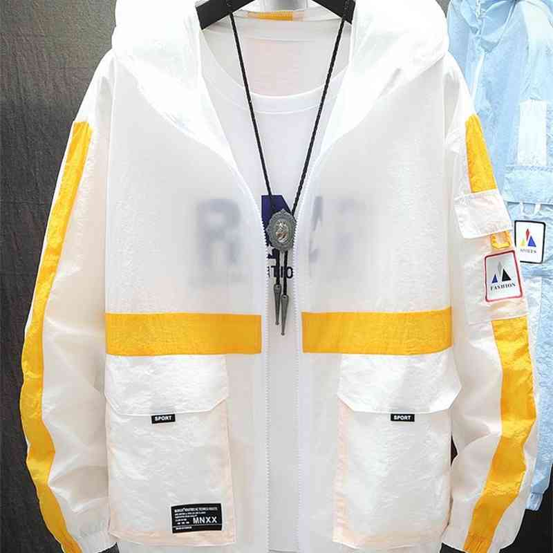 

Men's coat summer loose casual trend Korean handsome breathable clothes, 206 bean green