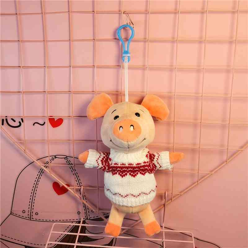

Ins cute girl travel bag Weibi pig doll pendant plush toy gift
