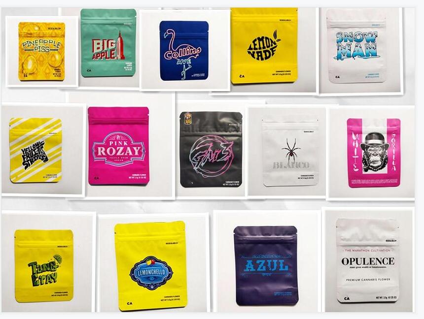 

2021 Cookies california Honey bun Cookies Bags with labels 3.5 Grams Flower sf Bag Ocean Beach Berry Pie Sticky Buns Sweet Tea Cookies500mg