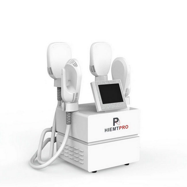 

Professional Ems Muscle Stimulator Sculpt Belly Muscle Gain Tesla HIEMT Emslim Body Sculpting Machine With 4 Handles