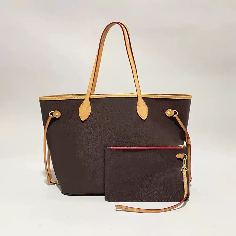 

WF 2022 Luxury Designer Women Bag Ladies 2 pcs set Handbags for Womens Leather Handbag Female Shoulder Casual Cassic never Totes Bags Bolsas M40156, Additional shipping fee