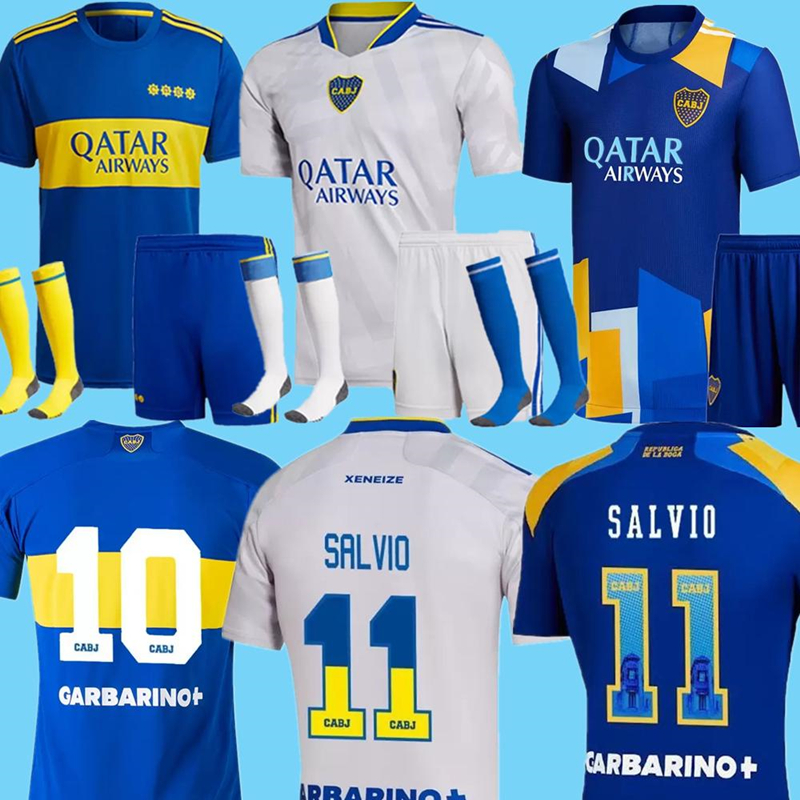 

2021 2022 Camiseta Boca Juniors soccer jerseys men kids kit 21 22 PAVON TEVEZ CARLITOS MARADONA football shirts MARCOS ROJO SALVIO VILLA VARELA CABJ set uniform, 21/22 third fans kit