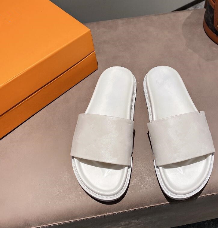 

Designer shoes heels Square toe sandal fashion luxury designer women shoes paris slippers for women high quality designer flip flops, White