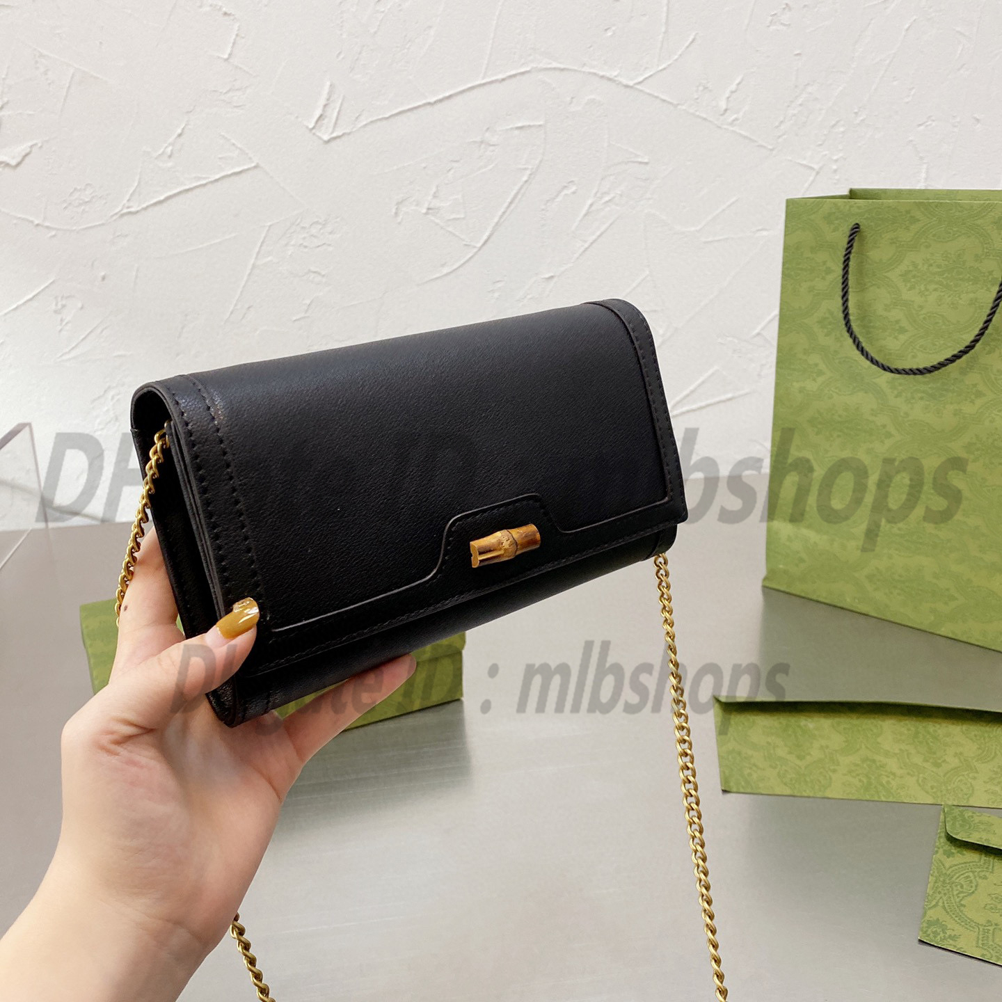 

CrossBody Shoulder Bags Luxurys Designer G Handbags High Quality Fashion Women Tote Clutch Cowhide cover chain Flap bag leather purse Handbag 2021 lady wallets, No bags