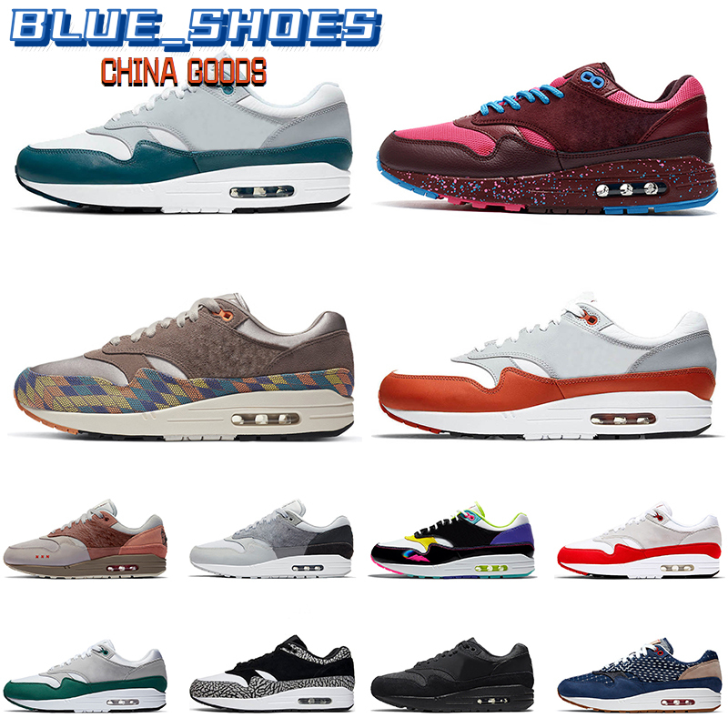 

2021 Men Womens 1 Running Shoes Sneakers Martian Sunrise Dark Teal Green Trainers 1s Amsterdam London N7 Taupe Haze AMS Parra Evergreen Aura, A1 dark teal green 36-45