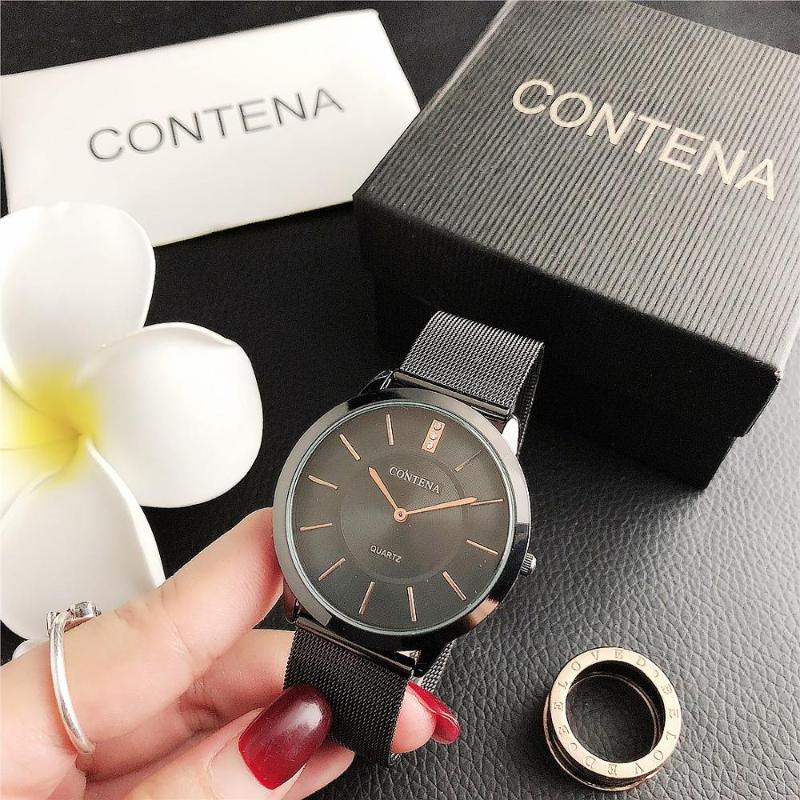 

Wristwatches NO.2CONTENA Men's And Women's Fashion Mesh Business Watch, 6814-2