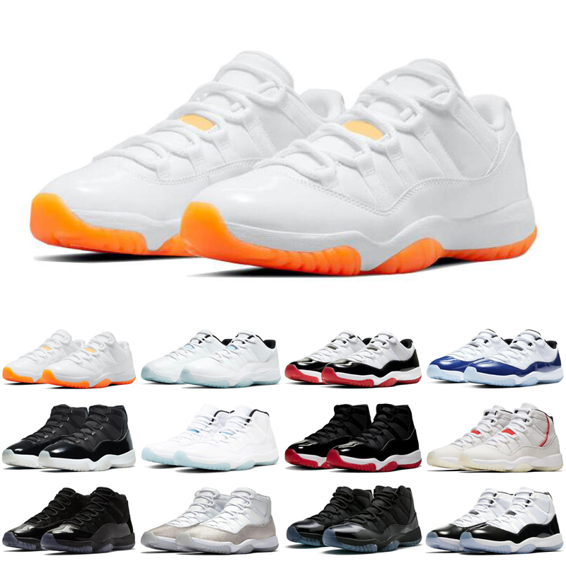 

2021 Bright Citrus 11 11s jumpman men women basketball shoes Jubilee Cool Grey Legend Blue low mens trainers sports sneakers size 5.5-13, #13 win like 96