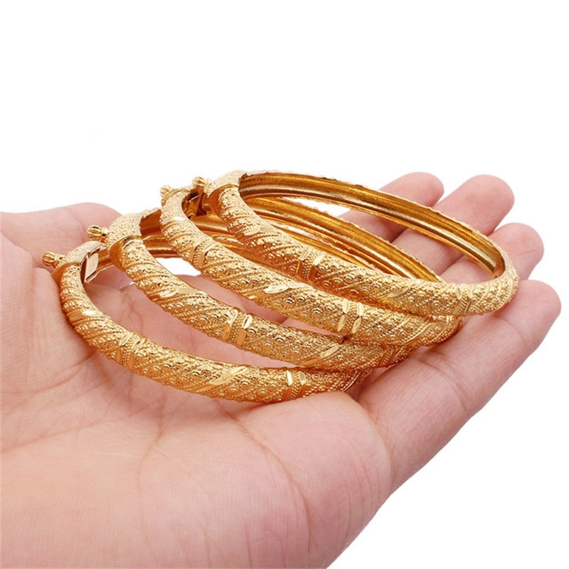 

1Pcs/lot 24K Crown Cuff Gold Color Bangle Bracelet Fashion Can open Women Man Copper Big Ring Bracelets Jewelry Gift 20211223 T2