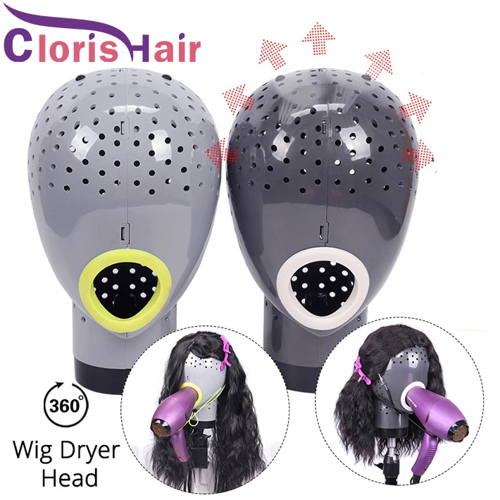 

Wig Dryer Mannequin Head With Holes Hair Accessories Drying Unit For Lace Wigs Toupee Easy Salon Home Use Fresh Display Holder Stand Model Heads