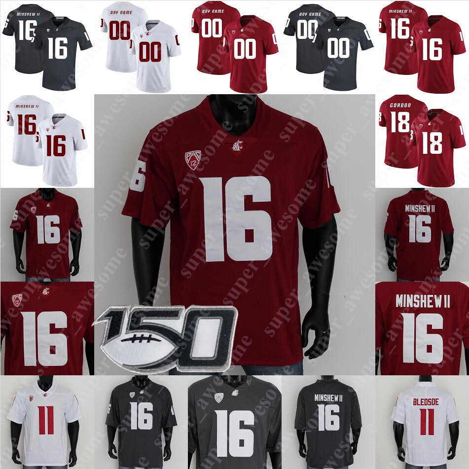 

Washington State Football Jersey Jarrett Guarantano Max Borghi Cammon Cooper Jayden de Laura Travell Harris Donovan Ollie Jaylen Watson Renard Bell Abraham Lucas, Red