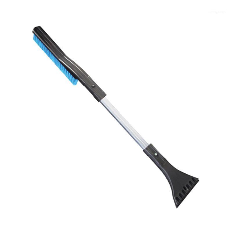 

Car Sponge 3 In 1 Deicing Defrosting Snow Shovel Scraper And Double Brush Long Aluminium Alloy Handle Bush Hair Cleaning Tool