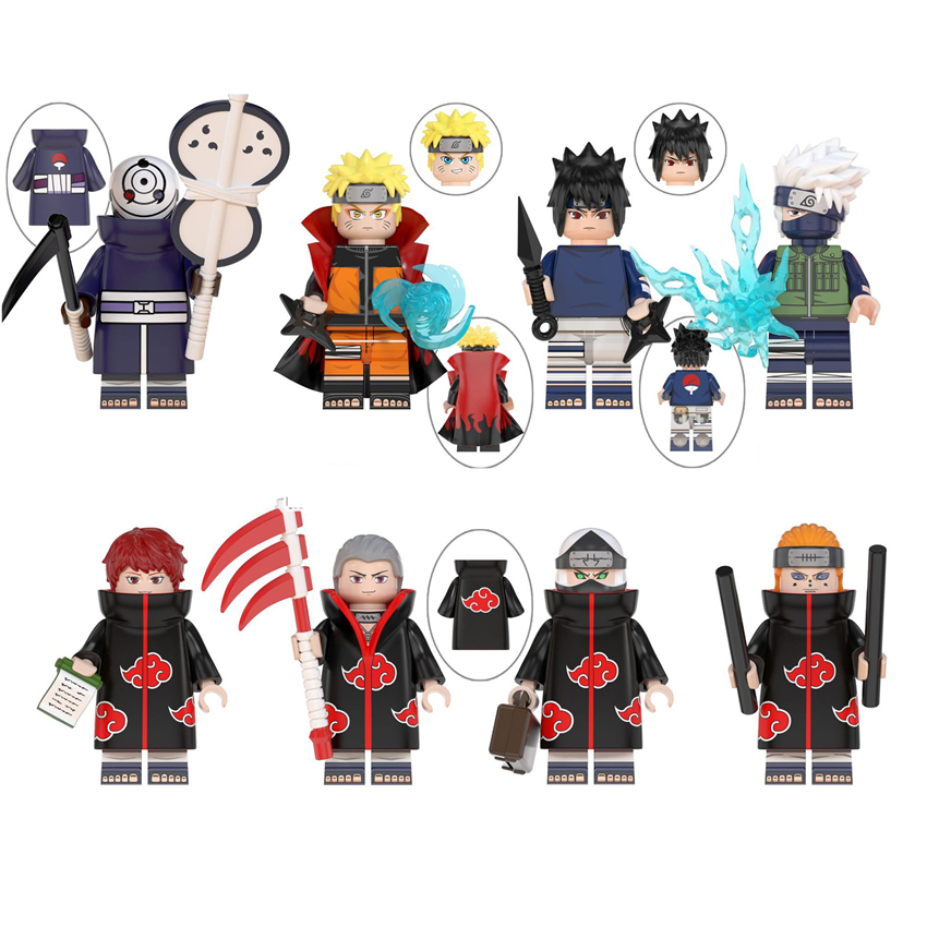 

Children Mini Anime Figure Doll Toys Cartoon Assembly Building Block Model Wholesale Bricks Accessories Kids Game Gift