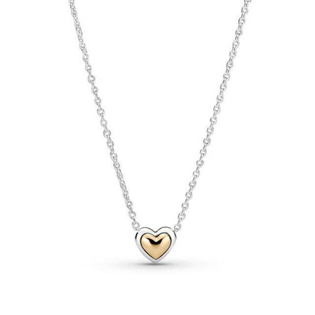 

NEW 2021100% 925 Sterling Silver 399399C00 Necklace Fashion luxury And Charming Fit DIY Women Original Jewelry Gift