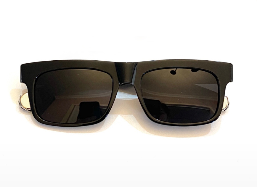 

Silver Black Square Sunglasses sluss Men Classic Sun Glasses UV400 Protection Eyewear with Box