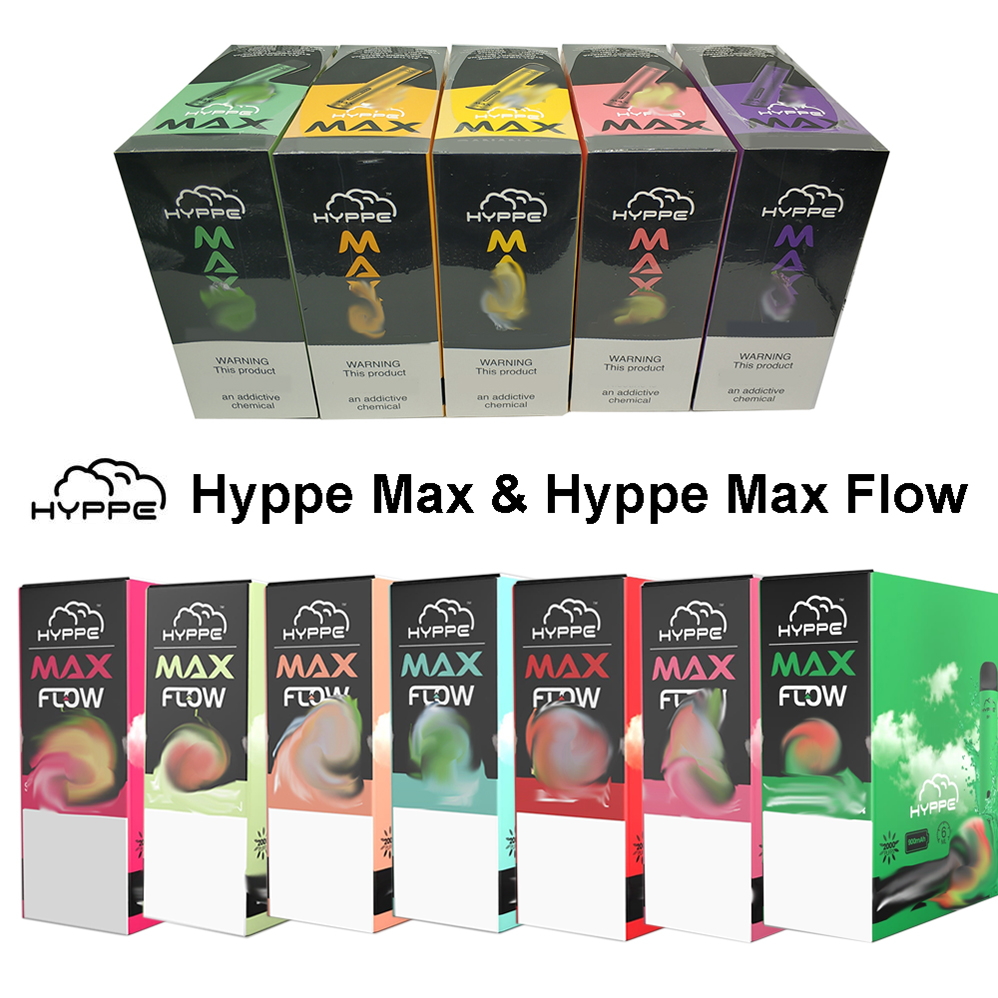 

Hyppe Max 1500Puffs & Hyppe Max Flow 2000Puffs Disposable Pod Device Kit Pre-Filled Cartridge Vape Pen Stick Puff Plus Bang XXL Happe Happy