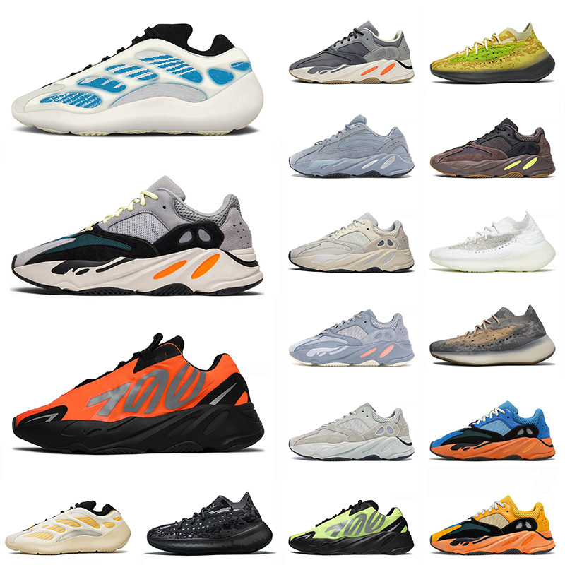 

Kyanite 2021 Top Quality Kanye 700 Running Shoes Runners Orange Mens Women Mist University Blue Saffloer Bone Sun 380 Black Trainers SIZE 12
