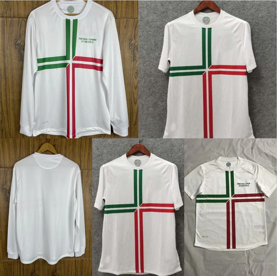 

2012 Fernandes Joao Felix Long sleeve Soccer jersey NANI André Silva PEPE DANILO QUARESMA camisetas Football Shirt, White