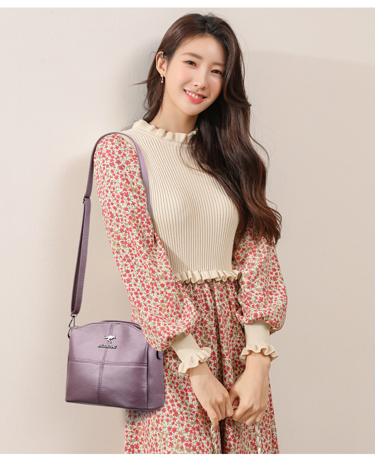 

2022 recommend Summer Bag Women's Large-Capacity Shoulder Top Handbag Ladies 2021 Casual Bag High-Quality Soft Leather Messenger bao0001, Red