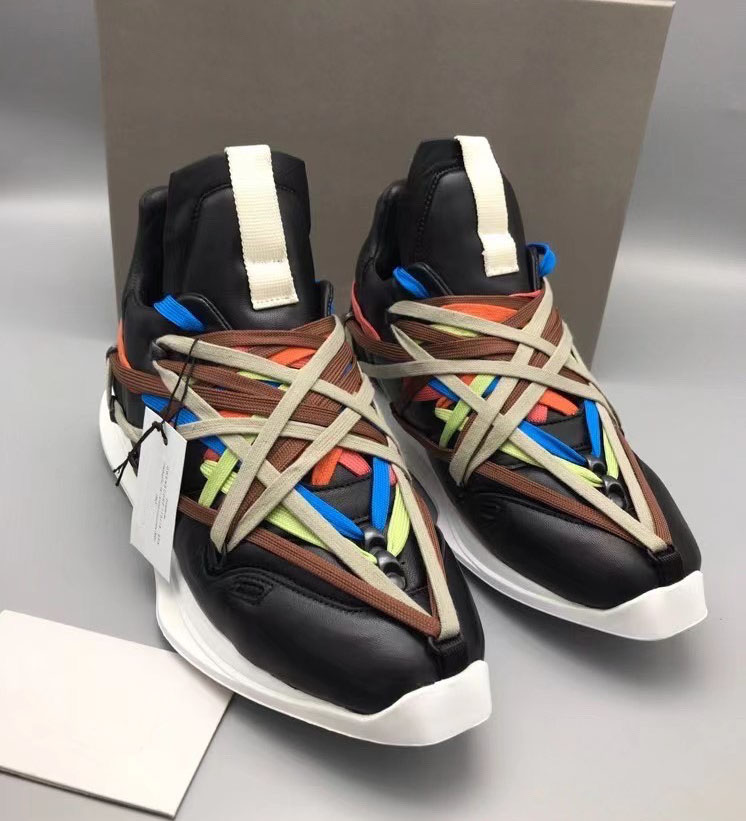 

Classic Genuine Leather Ankle Boots Men Slip On Black white silver Flat Man Designer Inverted triangle Outdoor Walking SHOES