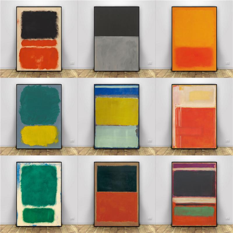 

Paintings Mark Rothko Abstract Canvas Oil Painting Poster And Print Unframed Spray Frameless Hologram Living Room Home Decor Art