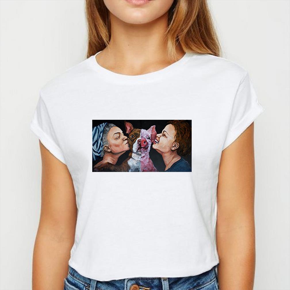 

style vegetarian ulzzang spring summer men t shirt and women ropa mujer spoof aesthetics graphic tee o neck, White;black