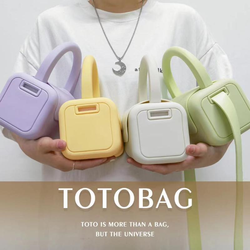 

Cross Body TOTO Bag 2021 Fashion PVC Bucket Solid Hasp HARD Shoulder Bags Handbags Pures And Crossbody Korean Lady Girls, Yellow