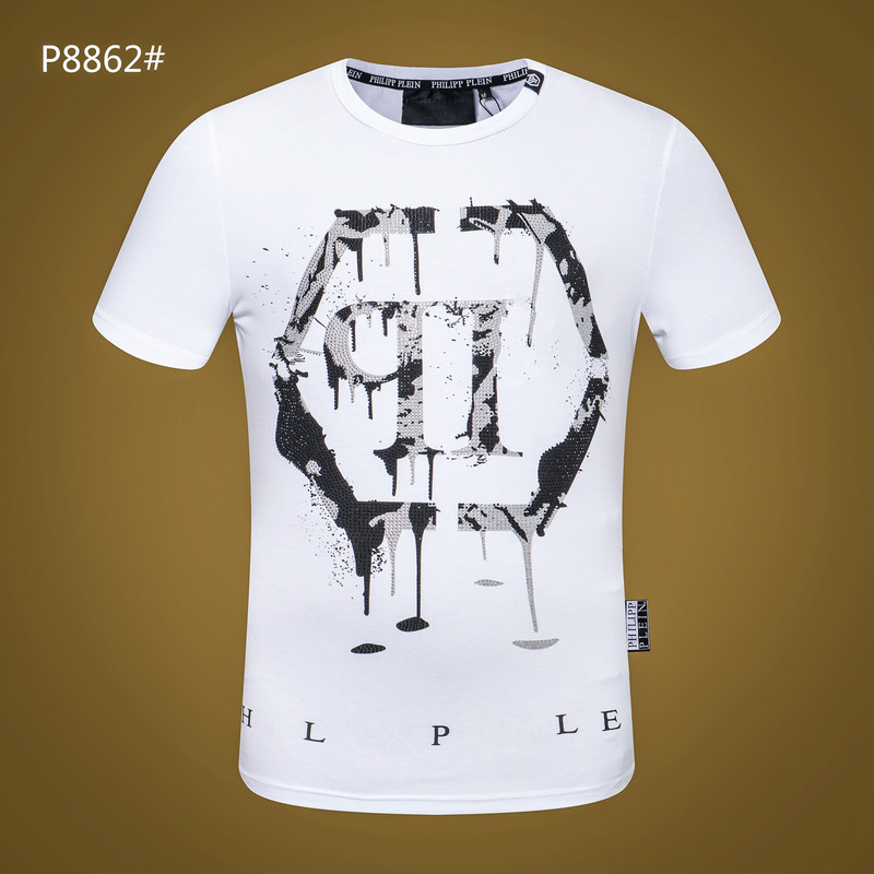 

NEW 22ss Phillip Plain Men designer PP Skull Diamond t shirt Short sleeve Dollar Brown bear Brand O-Neck high Quality Skulls TShirt p8875