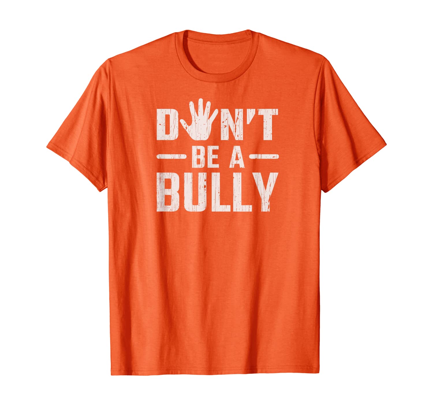 

Don't Be A Bully Shirt Anti Bullying Awareness School Tee, White;black