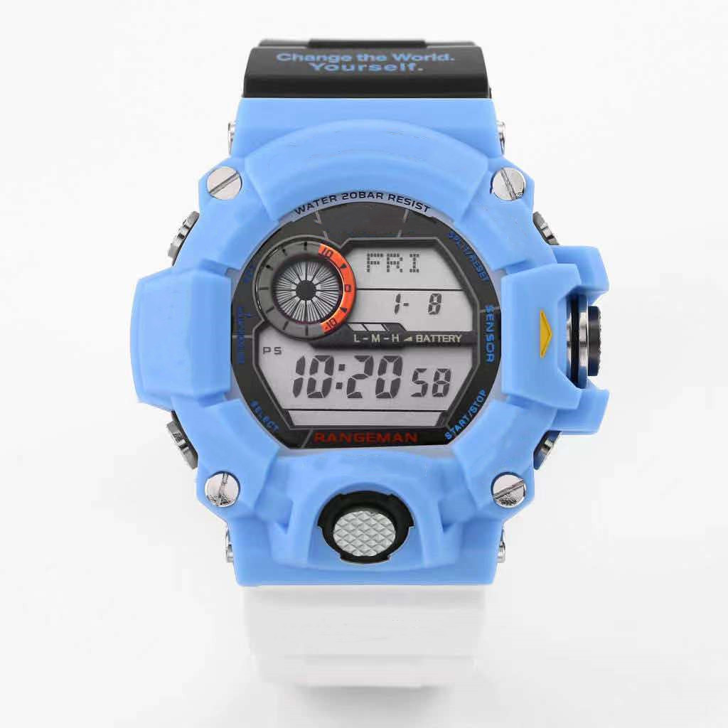 

9400 Men's Quartz Digital Watch Automatic Hand Raise Light LED Solar Waterproof and Shockproof