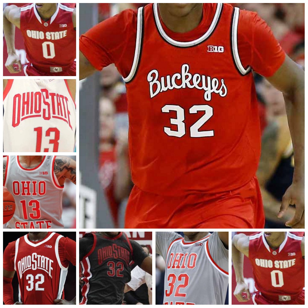 

Custom Ohio State Buckeyes Basketball Jersey E.J. Liddell Justice Sueing CJ Walker Kyle Young Justin Ahrens Zed Key Seth Towns Musa Jallow 0 Russell Any Name Number