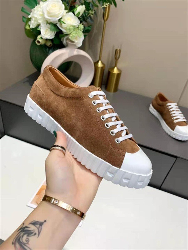 

Prad 2021 men women platform shoes black white pink grey green beige mens fashion sneakers casual shoe jogging walking, Choose the color