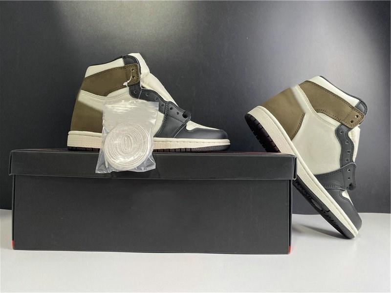 

Wholesale Travis Sports 1 Sail Black Dark Mocha Skateboard shoes Women Men Outdoor Basketball Sneakers