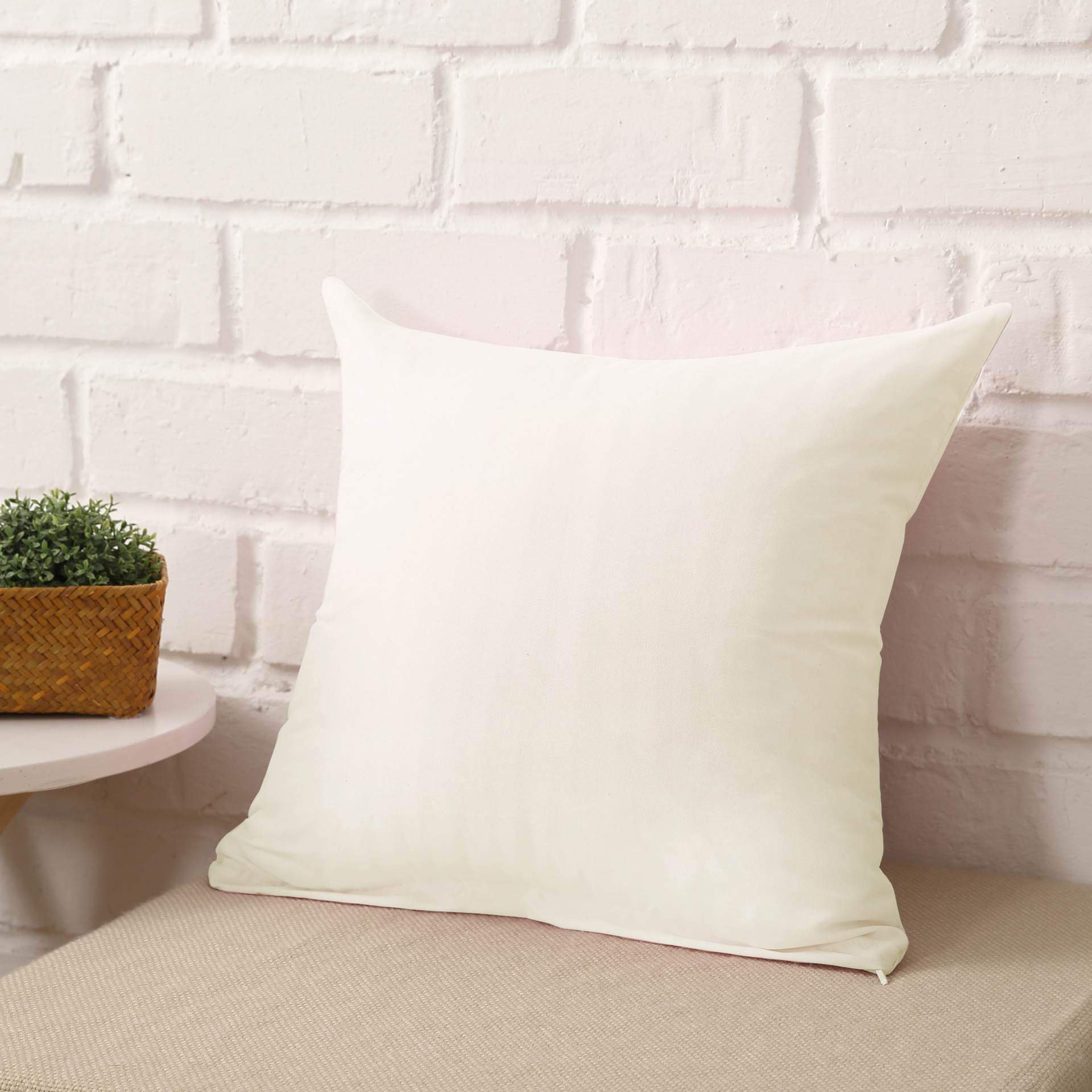 

45x45cm Home Sofa Throw Pillow Case Solid Candy Color Polyester Cushion Cover, As pic