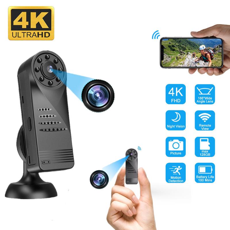 

Mini Digital Camera Portable Wifi HD Full 4K Micro Body Small DV Camcorder Outdoor Cam Cameras