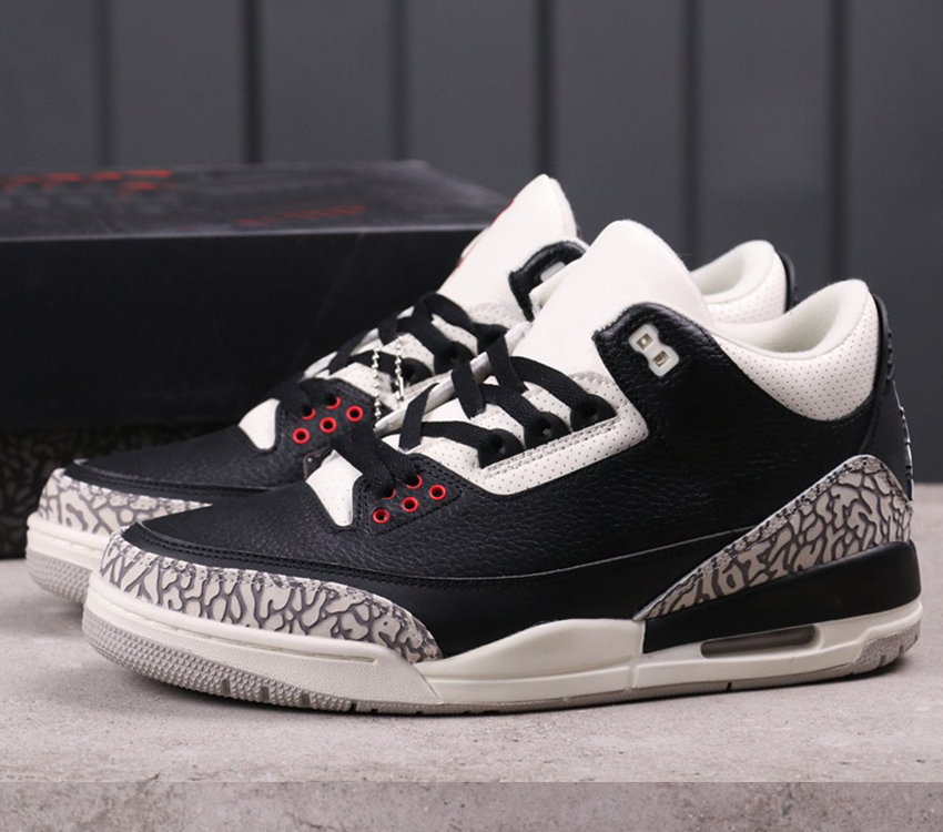 

3 Desert Cement Men Basketball Shoes 3s Black Rush Orange-Fossil Stone-Sail womens outdoor Sneakers Sports CT8532-008 size us 5.5-12 With