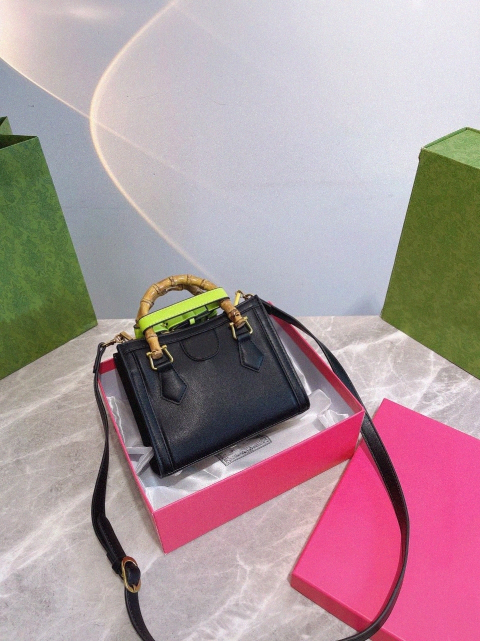 

ccfvs22 with box bag 2021 fashion women designer handbag high quality bamboogreen pink it cross body ladies diana mini tote bags k4SA#, I need see other product pic