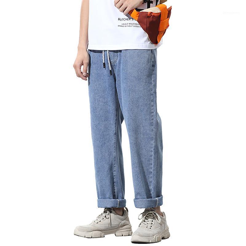 

Men's Jeans Mens Wide Leg Pants Loose Fit Baggy Light Blue 2022 Spring Arrivals Casual Long Trousers Male Jean Homme Denim