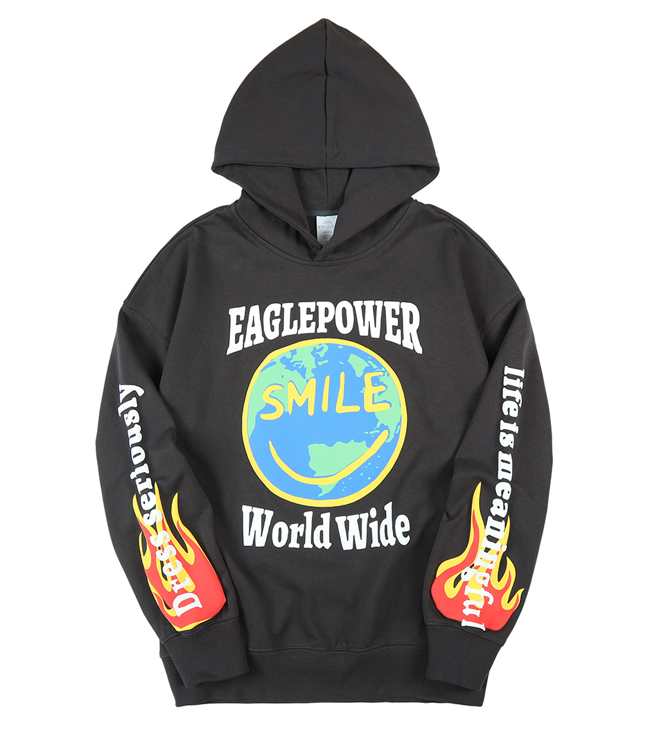 Men Women Hoodie Letters printed Grey Hoodies Sweatshirts High Quality Novelty Fleece Sweatshirt Men's Hip Hop Tops