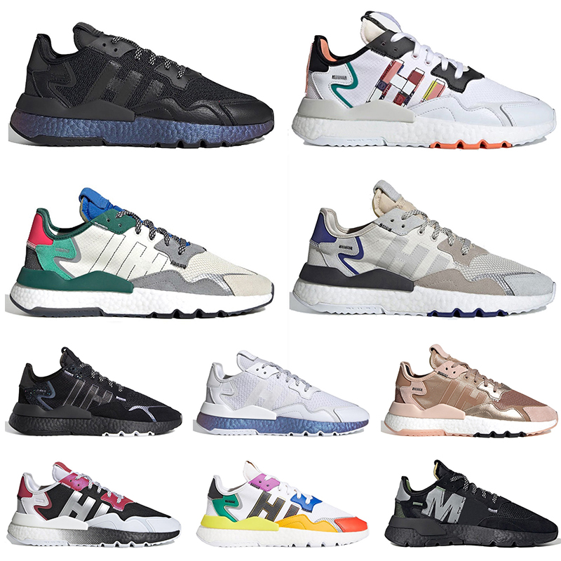 

2021 Top Fashion Nite Jogger Women Mens Running Shoes Pride Silver Metallic Pink 3M Reflective Collegiate Green Sports Trainers Sneakers, A6 silver metallic 3m 40-45