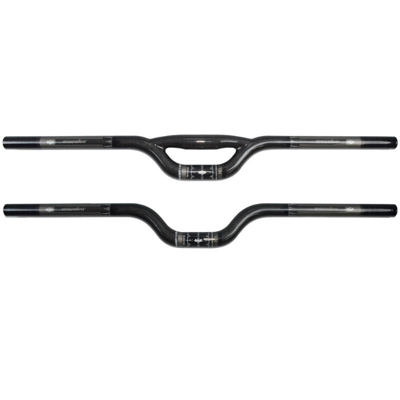 

Bike Handlebars &Components 25.4/31.8mm Kids' Handlebar BMX Carbon Fiber 580/600mm U-shaped/Double-tube Glossy Handle