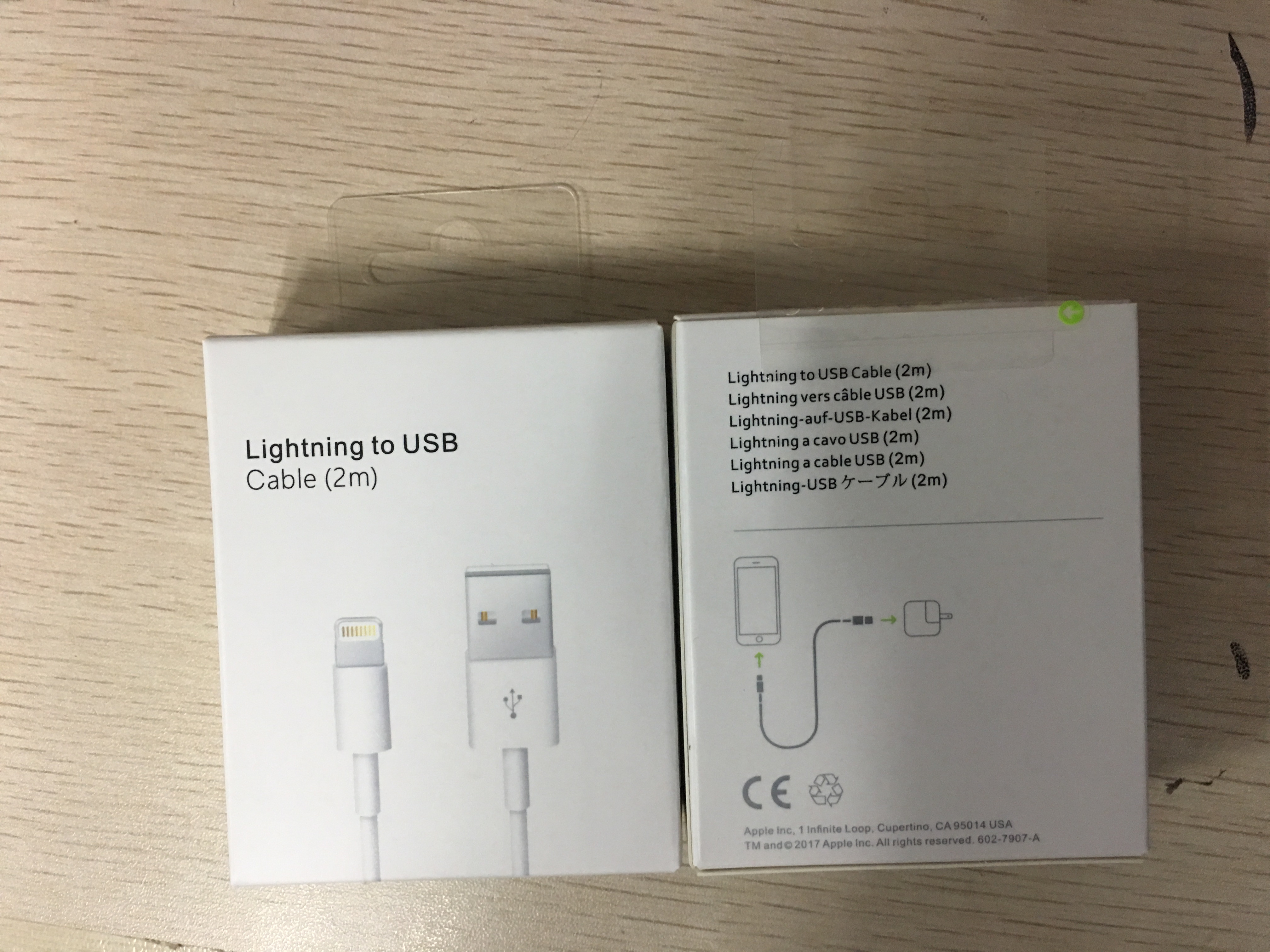 

1m 3ft for iphone 13 lightning APPLE cable data usb FAST Charging cables 8PIN With original retail package box MD819ZM/A, White
